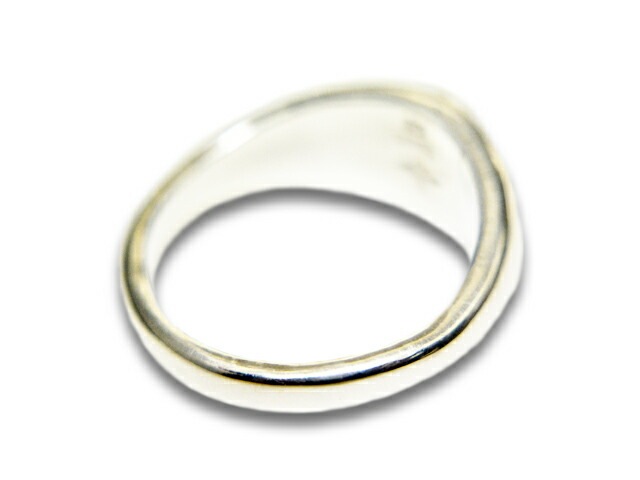 FIRST ARROW's/եȥۡOval Stamp Stand Ring with K18/K18դХ󥰡(R-168)