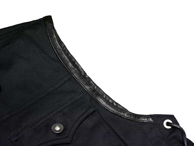 SKULL FLIGHT/スカルフライト】「Hard Pique Riders Club Zip Vest