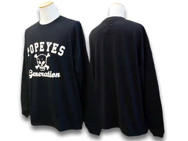 (50% OFF)��2����POP EYES/�ݥåץ�������2022AW��Easy Crew Neck L/S Tee��POP EYES GENERATION��/�����������롼�ͥå����󥰥��꡼��Tee�ɥݥåץ����������ͥ졼�����ɡ�(22AW-PPE-14)(UNCHANGING LOVE/��������󥸥󥰥��/MISTER X/�ߥ��������å���)
