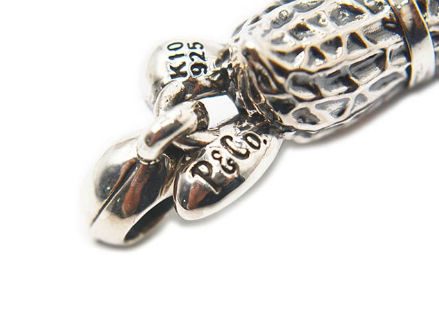��Peanuts&Co/�ԡ��ʥåĥ���ѥˡ��ۡ�Large Bunny Peanuts Pendant Top/�顼���Хˡ��ԡ��ʥåĥڥ����ȥȥåס�(Silver925��K10PG)