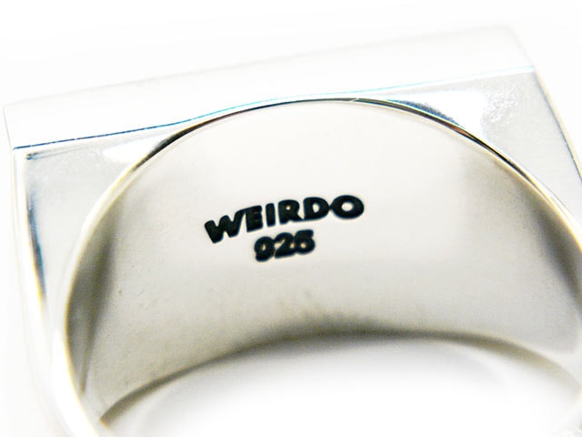 WEIRDO JEWELRY/ウィアードジュエリー】「SEXY Plaque Ring/セクシー