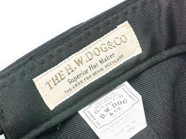 ��3����THE H.W.DOG&CO./�ɥå�����ɥ�����2024AW��Superior Logo Base Ball Cap/���ڥꥪ��������١����ܡ��륭��åס�(D-00961)
