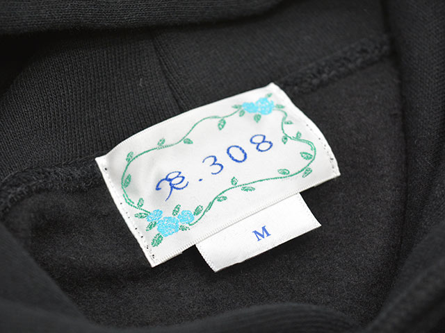 ��4����BLUE ROSE.308/�֥롼������.308�ۡ�12oz Heavy Weight Sweat Pullover Parka"Cursive Logo"/12���󥹥إӡ��������ȥ������åȥץ륪���С��ѡ�����"�������֥���"��