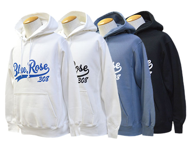 ��4����BLUE ROSE.308/�֥롼������.308�ۡ�12oz Heavy Weight Sweat Pullover Parka"Cursive Logo"/12���󥹥إӡ��������ȥ������åȥץ륪���С��ѡ�����"�������֥���"��