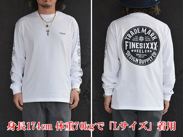 ��3����FINESIXXX/�ե����󥷥å�����2025SS��Trademark Emblem L/S Tee/�ȥ졼�ɥޡ�������֥����󥰥��꡼��Tee��(FS-2025SS-006)