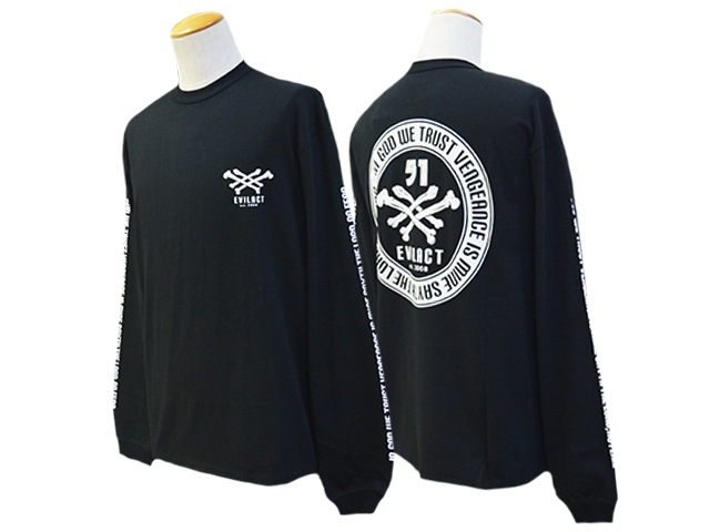 ��3����EVILACT/�����֥륢���ȡ�2025SS��Cross Bone L/S Tee/�������ܡ�����󥰥��꡼��Tee��(EA25-ACT1-T02)