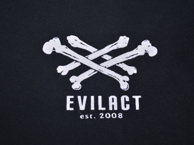 ��3����EVILACT/�����֥륢���ȡ�2025SS��Cross Bone L/S Tee/�������ܡ�����󥰥��꡼��Tee��(EA25-ACT1-T02)