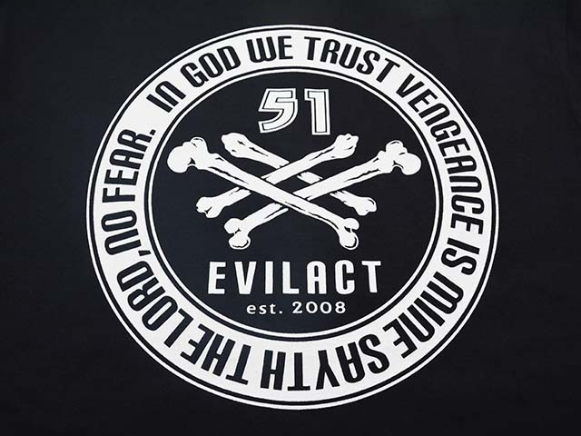 ��3����EVILACT/�����֥륢���ȡ�2025SS��Cross Bone L/S Tee/�������ܡ�����󥰥��꡼��Tee��(EA25-ACT1-T02)