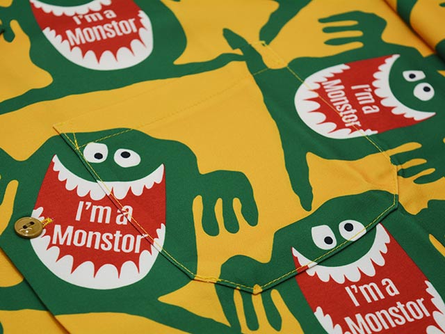 ��2����MONSTOR TIMES/��󥹥ȥ������ॺ��2025AW��I'm a MONSTOR L/S Shirts/�����ॢ��󥹥ȥ����󥰥��꡼�֥���ġ�(25AW-MT-007)