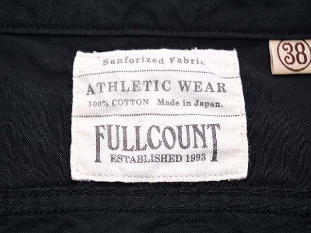 ��FULLCOUNT/�ե륫����ȡ�2026SS��20s Black Cotton Linen Farmers Shirt/20s�֥�å����åȥ��ͥ�ե����ޡ�������ġ�(4091L)