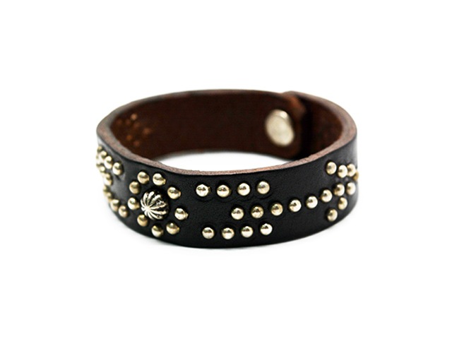 ��2����HTC(Hollywood Trading Company)/�������ƥ�������(�ϥꥦ�åɥȥ졼�ǥ��󥰥���ѥˡ�)�ۡ�Leather Studs Bracelet"Born&Arrow Umbrella��/�쥶�������å��֥쥹��åȡɥܡ���&����������֥��ɡ�