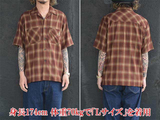 ��2����MONSTOR TIMES/��󥹥ȥ������ॺ��2026SS��MT BARUDEN Check S/S Shirt/MT�Х�ǥ�����å����硼�ȥ��꡼�֥���ġ�(26SS-MT-013)