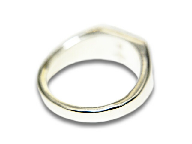 ��FIRST ARROW's/�ե������ȥ��������ۡ�Square Stamp Stand Ring with K18/K18�դ��������������󥰡�(R-171)