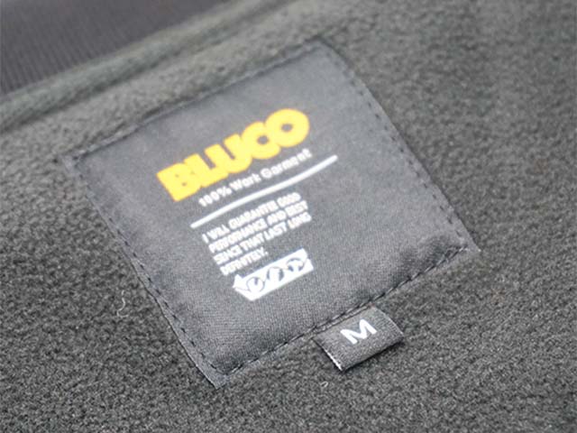全3色【BLUCO/ブルコ】2024AW「Bonding Knit Zip Hoodie