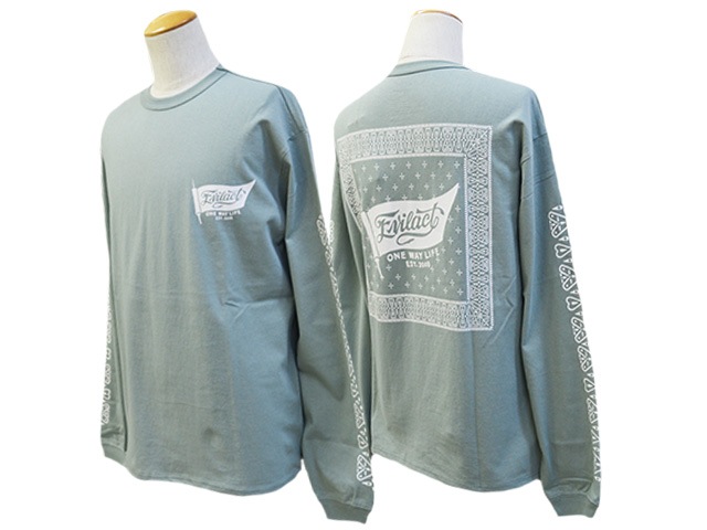 ��3����EVILACT/�����֥륢���ȡ�2025SS��Bandana L/S Tee/�Х���ʥ��󥰥��꡼��Tee��(EA25-ACT1-T03)