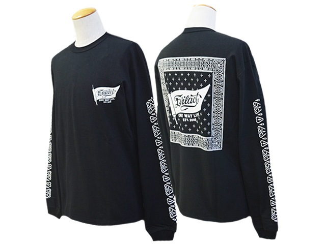 ��3����EVILACT/�����֥륢���ȡ�2025SS��Bandana L/S Tee/�Х���ʥ��󥰥��꡼��Tee��(EA25-ACT1-T03)