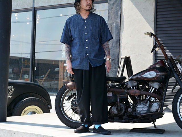 ��3����BLUCO/�֥륳��2026SS��Chambray S/S Work Shirts/�����֥졼���硼�ȥ��꡼�֥������ġ�(163-21-016)