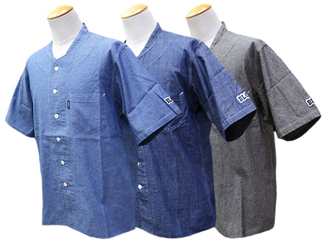 ��3����BLUCO/�֥륳��2026SS��Chambray S/S Work Shirts/�����֥졼���硼�ȥ��꡼�֥������ġ�(163-21-016)