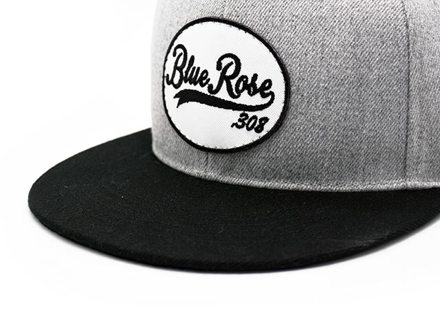 ��2���BLUE ROSE.308/�֥롼������.308�ۡ�Flat Visor Snapback Cap/�ե�åȥХ��������ʥåץХå�����åס�