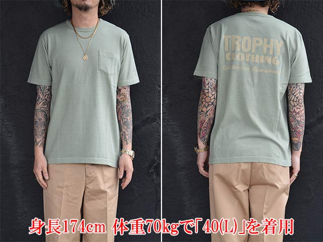 ��3����TROPHY CLOTHING/�ȥ��ե������������󥰡�2026SS��Block Logo Overdye S/S Tee/�֥��å����������С��������硼�ȥ��꡼��Tee��(TR26SS-207)