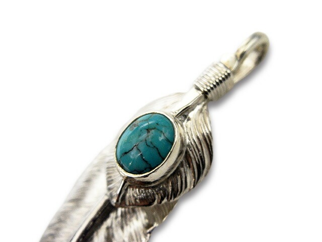 FIRST ARROW's/եȥۡLarge Feather with Turquoise Heart FeatherRight/ϡȥեե顼եɱɡ(P-358R)<br><br>(ͥƥ/ǥ/ᥫ/꡼/ץ쥼/WOLF PACK/եѥå)