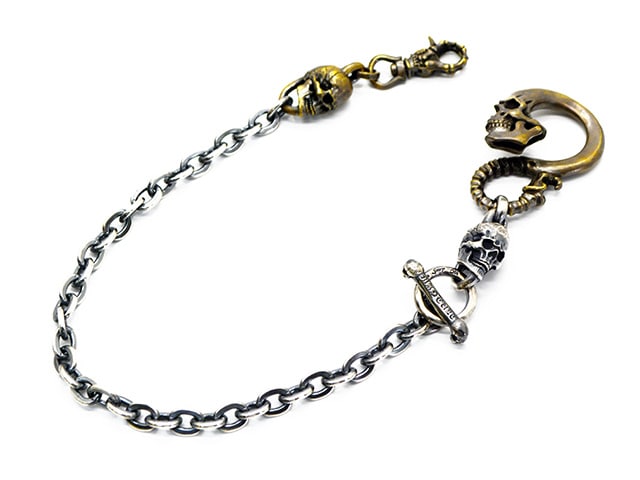 カスタムオーダー商品　シェイクハンドウォレットチェーン 08 シェイクハンドウォレットチェーン | STRIXXX sterling leather