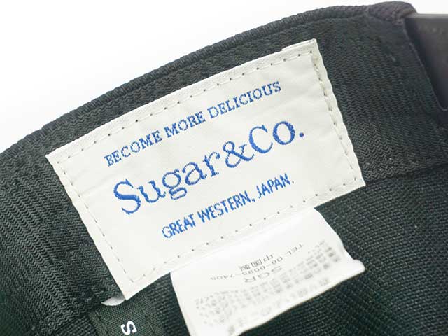 ��Sugar��Co./���奬������ɥ�����2025SS��Washable SGR Cap/�����å���֥�SGR����åס�(SGR-CAP06)