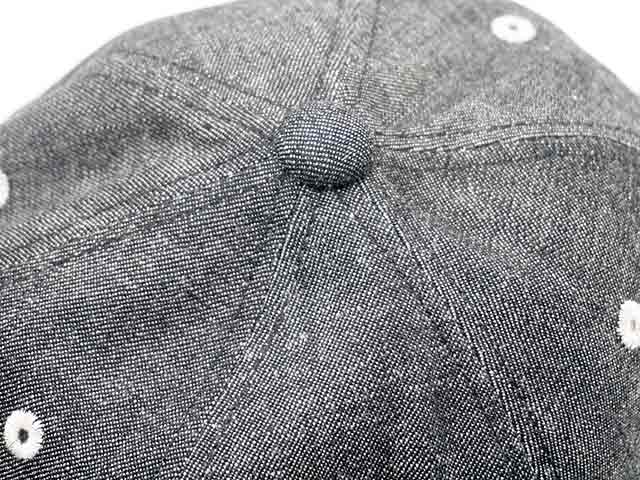��2����FULLCOUNT/�ե륫����ȡۡ�6 Panel Denim Baseball Cap/6�ѥͥ�ǥ˥�١����ܡ��륭��åס�(6843)
