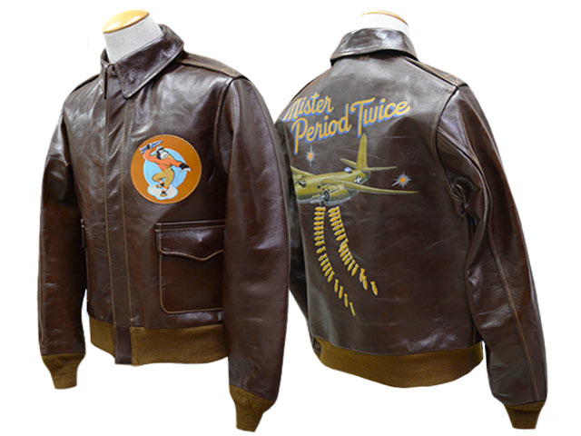 ��BUZZ RICKSON'S/�Х��ꥯ���󥺡ۡ�Type A-2��CONTRACT No. W535 AC-23380 ROUGH WEAR CLOTHING CO.�� 451st BOMB.SQ.-MISTER PERIOD TWICE-��(BR80668)