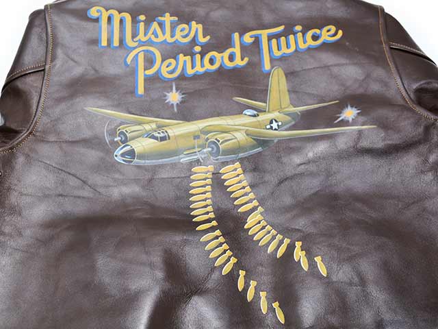 ��BUZZ RICKSON'S/�Х��ꥯ���󥺡ۡ�Type A-2��CONTRACT No. W535 AC-23380 ROUGH WEAR CLOTHING CO.�� 451st BOMB.SQ.-MISTER PERIOD TWICE-��(BR80668)