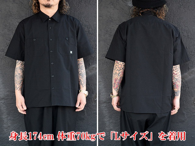 ��3����BLUCO/�֥륳��2026SS��Standard S/S Work Shirt��Solid��/����������ɥ��硼�ȥ��꡼�֥������ġɥ���åɡɡ�(163-21-108)