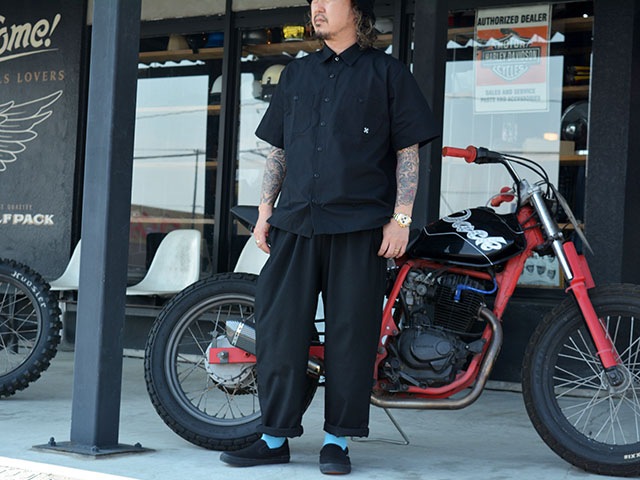 ��3����BLUCO/�֥륳��2026SS��Standard S/S Work Shirt��Solid��/����������ɥ��硼�ȥ��꡼�֥������ġɥ���åɡɡ�(163-21-108)