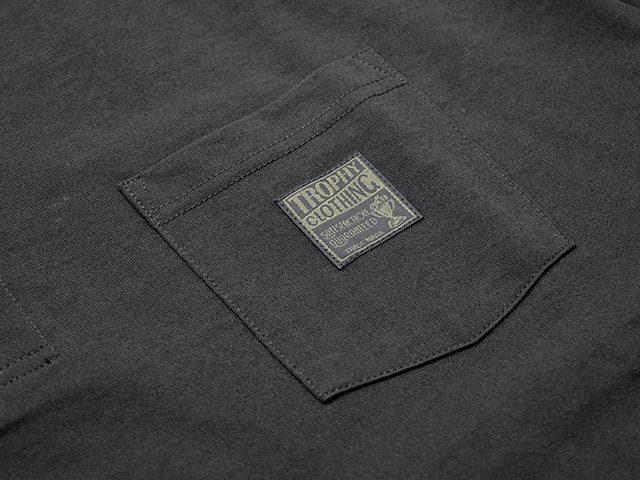��3����TROPHY CLOTHING/�ȥ��ե������������󥰡�2026SS�֡�MONOCHROME��RD Henley Tee/�ɥ�Υ��������RD�إ�꡼Tee��(TRMN-203)