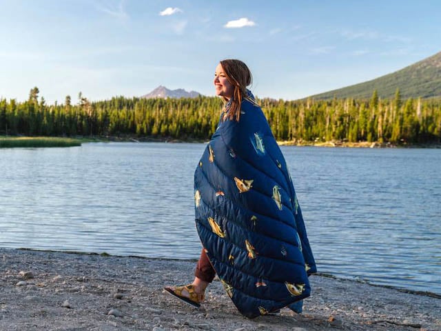 Amazon.com: Rumpl Original Puffy Blanket - Warm Puffy