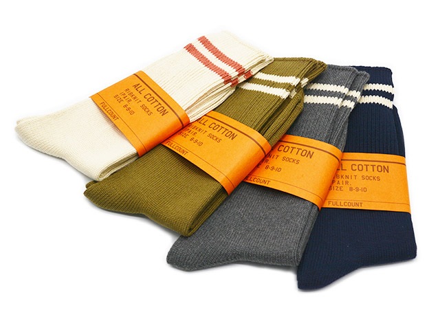 ��4����FULLCOUNT/�ե륫����ȡۡ�Military Socks/�ߥ꥿�꡼���å�����(6110)