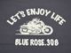 ��BLUE ROSE.308/�֥롼������.308�ۡ�Big Silhouette L/S Tee��ENJOY LIFE��/�ӥå����륨�åȥ��󥰥��꡼��Tee�ɥ��󥸥祤�饤�աɡ�