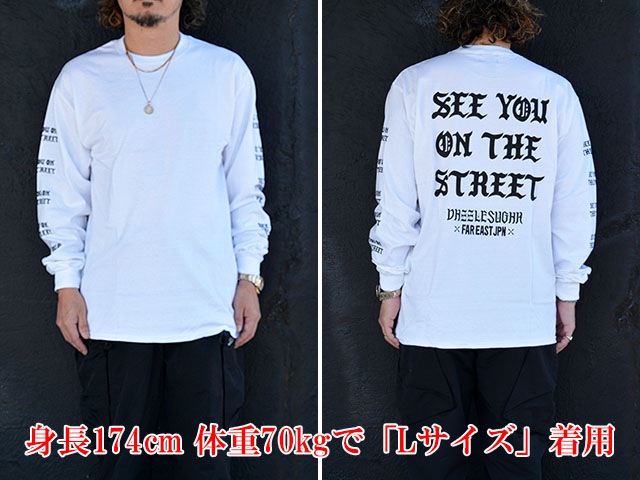 ��3����DAZZLE SUGAR/�����륷�奬����2025AW��SEE YOU ON THE STREET L/S Tee/�����桼���󥶥��ȥ꡼�ȥ��󥰥��꡼��Tee��