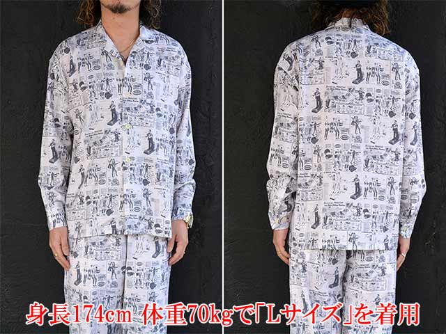 ��2����MONSTOR TIMES/��󥹥ȥ������ॺ��2026SS��MONSTOR INSTRUCTION L/S Shirt/��󥹥ȥ����󥹥ȥ饯�������󥰥��꡼�֥���ġ�(26SS-MT-004)