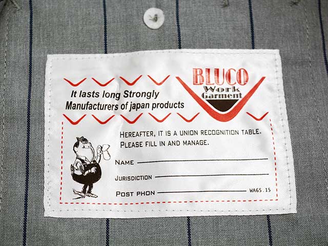 ��3����BLUCO/�֥륳��2026SS��Standard S/S Work Shirt��Stripe��/����������ɥ��硼�ȥ��꡼�֥������ġɥ��ȥ饤�סɡ�(163-21-118)