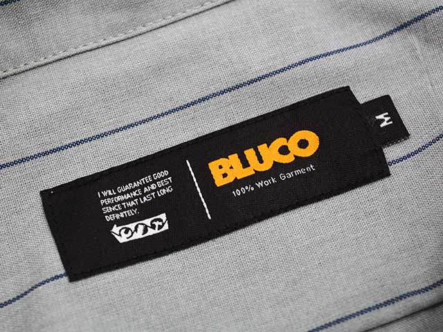 ��3����BLUCO/�֥륳��2026SS��Standard S/S Work Shirt��Stripe��/����������ɥ��硼�ȥ��꡼�֥������ġɥ��ȥ饤�סɡ�(163-21-118)