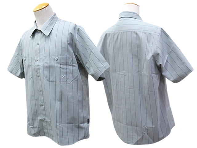 ��3����BLUCO/�֥륳��2026SS��Standard S/S Work Shirt��Stripe��/����������ɥ��硼�ȥ��꡼�֥������ġɥ��ȥ饤�סɡ�(163-21-118)