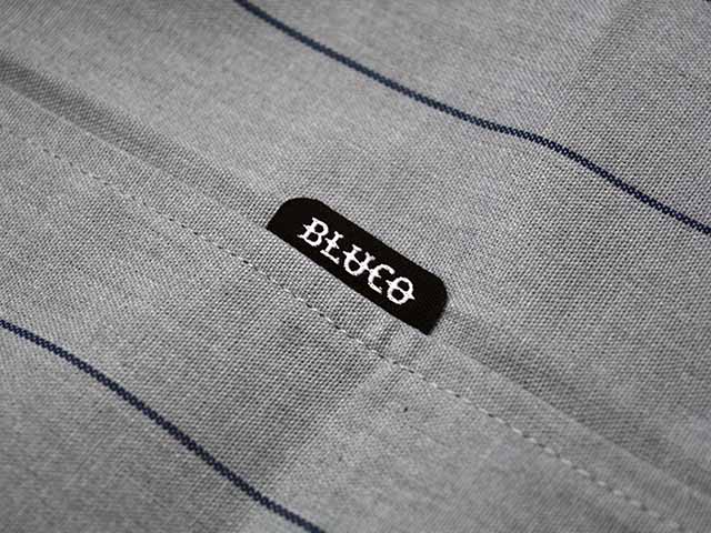 ��3����BLUCO/�֥륳��2026SS��Standard S/S Work Shirt��Stripe��/����������ɥ��硼�ȥ��꡼�֥������ġɥ��ȥ饤�סɡ�(163-21-118)