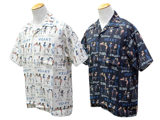 ��2����WILD AT HEART/�磻��ɥ��åȥϡ��ȡ�2026SS�֡�SKA" Rayon Open Collar S/S Shirts/�ɥ����ɥ졼��󥪡��ץ󥫥顼���硼�ȥ��꡼�֥���ġ�(8261006)