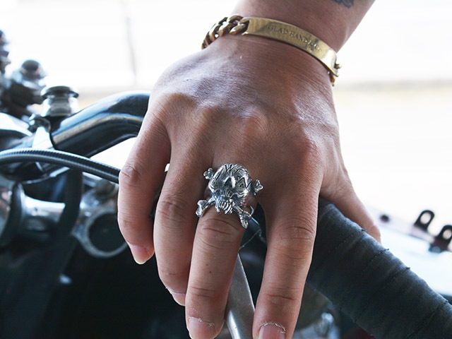 ��HWZN BROSS/�ϥ�����֥����ۡߡ�Cool Tattooing Masato/�����륿�ȥ������󥰥ޥ��ȡۡߡ�WOLF PACK/����եѥå��ۡ�WP Skull Ring/WP�������󥰡�