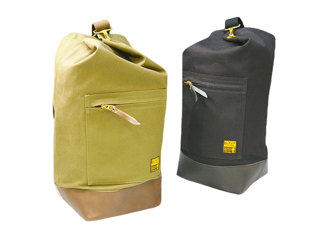 TROPHY CLOTHING ラウンドトリップバッグ TROPHY CLOTHING - ROUND TRIP BAG (BLACK) - CANVAS CLOTHING