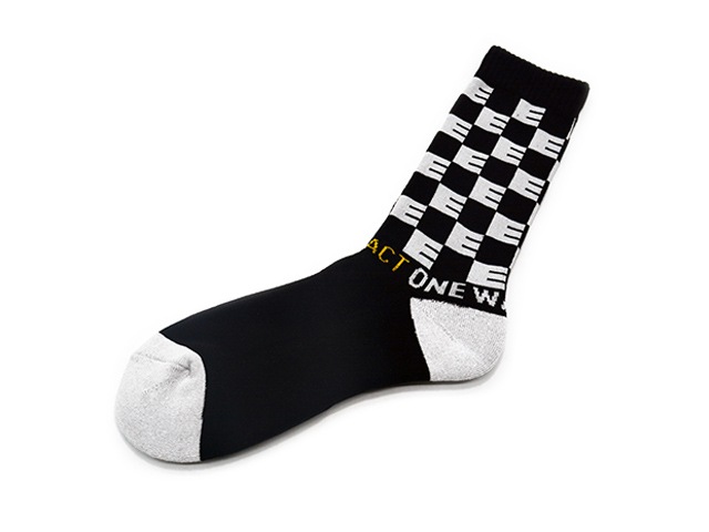 ��3����EVILACT/�����֥륢���ȡ�2025SS��Checker Socks/�����å������å�����(EA25-ACT1-A02)