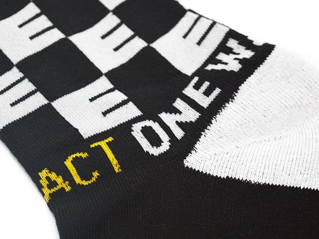 ��3����EVILACT/�����֥륢���ȡ�2025SS��Checker Socks/�����å������å�����(EA25-ACT1-A02)