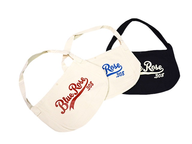 ��3����BLUE ROSE.308/�֥롼������.308�ۡ�Canvs Newspaper Bag��Cursive Logo��/�����Х��˥塼���ڡ��ѡ��Хå��ɥ������֥����ɡ�