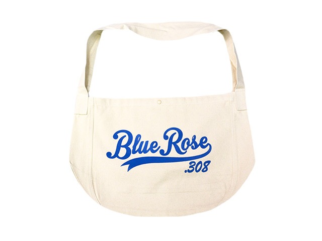 ��3����BLUE ROSE.308/�֥롼������.308�ۡ�Canvs Newspaper Bag��Cursive Logo��/�����Х��˥塼���ڡ��ѡ��Хå��ɥ������֥����ɡ�