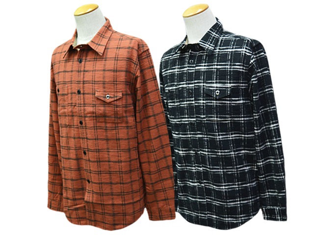 TROPHY CLOTHING チェック柄長袖シャツ 15-15½ 全2色【TROPHY CLOTHING/トロフィークロージング】2025AW「Machin Age